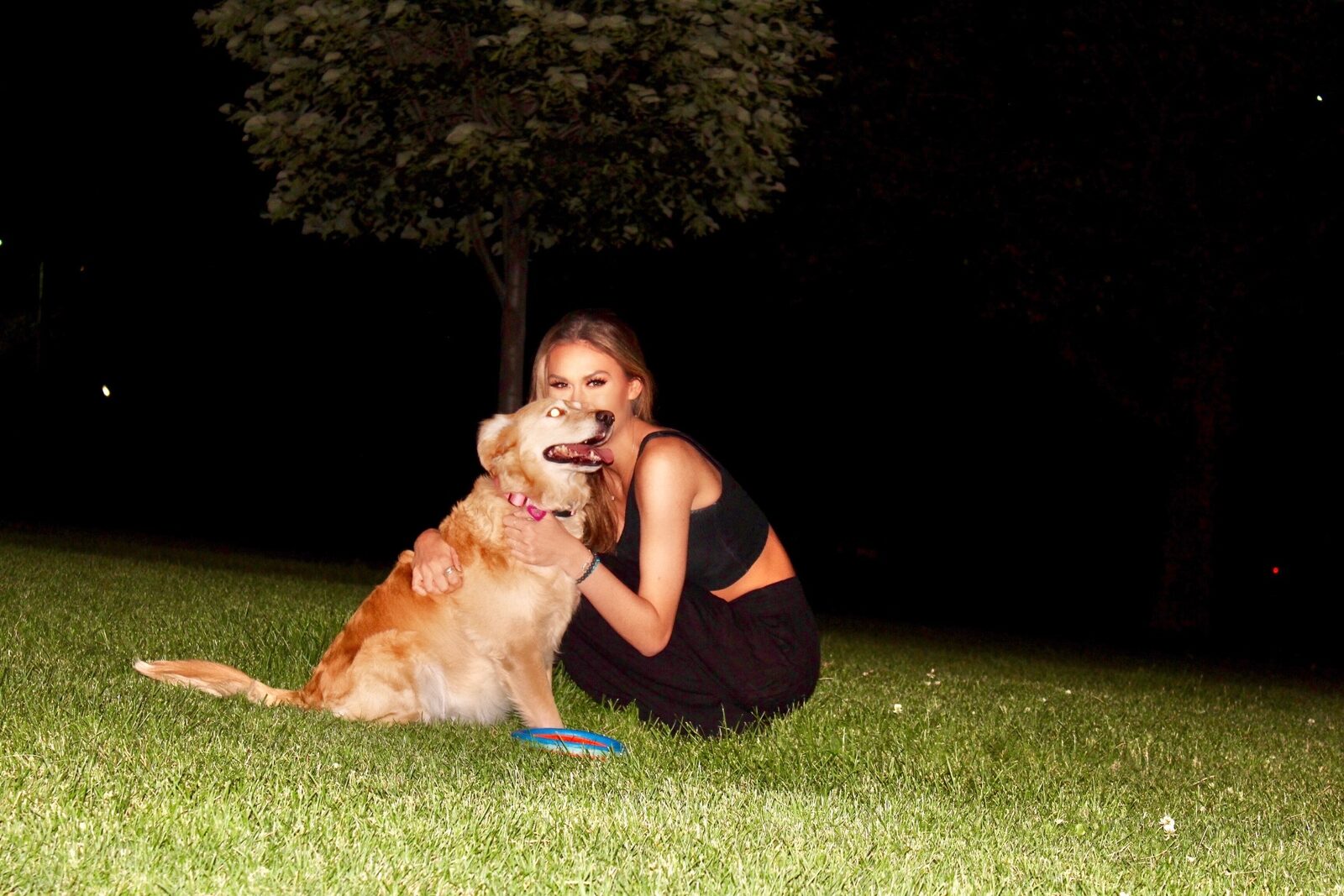 Hanna with a happy little one — caring is second nature